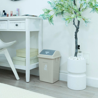 [Lớn - Đại] Thùng Rác Nắp Lật Vuông Duy Tân – Hiện Đại, Dễ Vệ Sinh, Phù Hợp Gia Đình – Văn Phòng