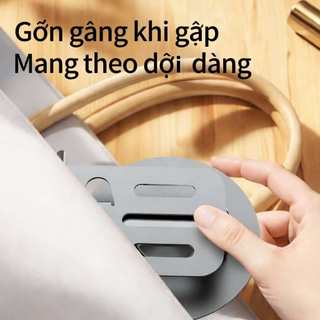 Giá đỡ xoay 720°, thiết kế tản nhiệt rỗng vững chắc, gấp gọn tiện lợi, phù hợp với nhiều thiết bị!