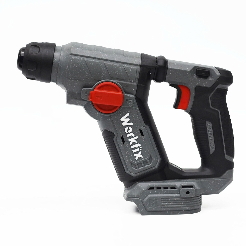 [MỚI- NHỎ GỌN] Máy Khoan Bê Tông Mini 1,9J WF-RH1902MN Workfix,  Khoan Thường, Búa Tặng Thước Dây