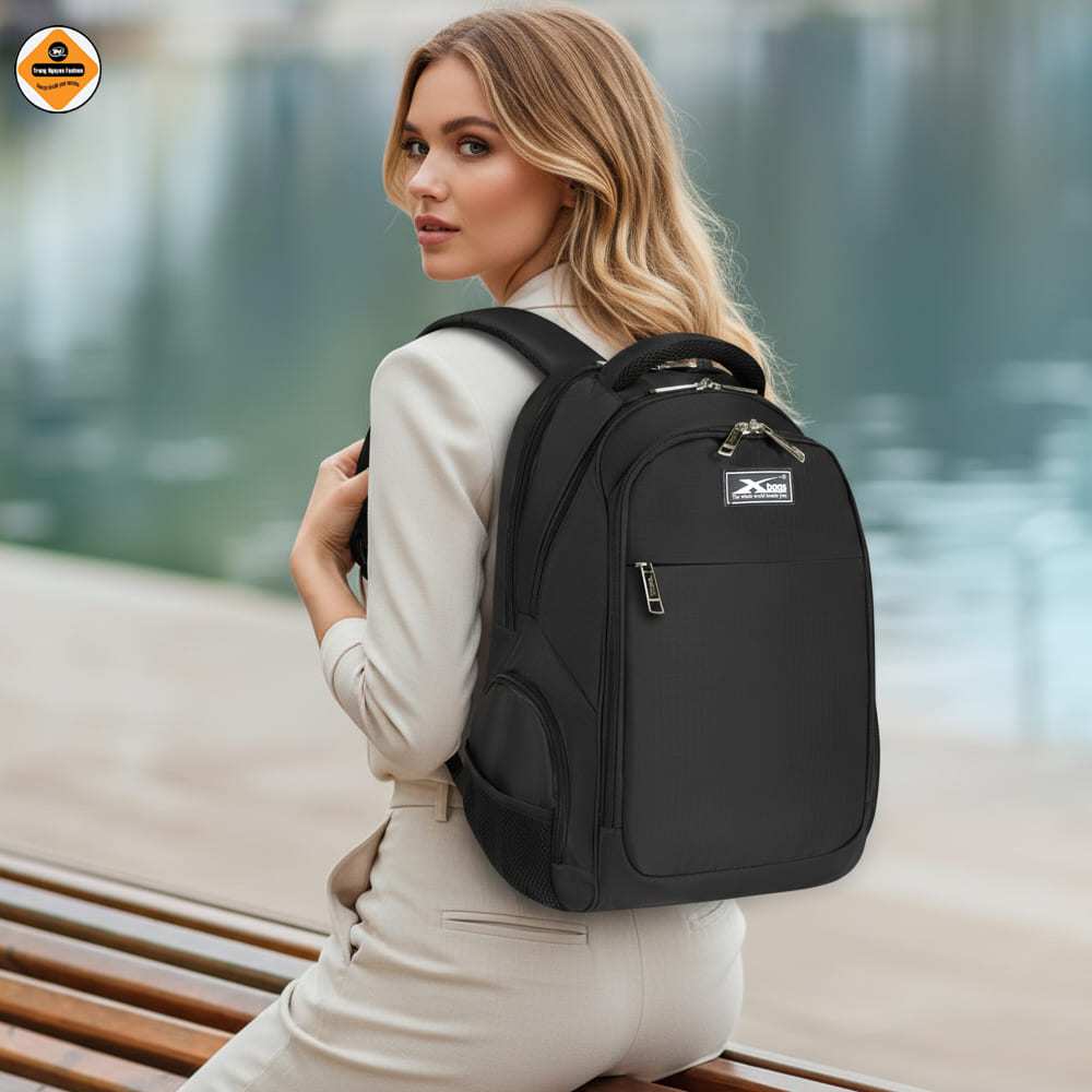 Balo Du Lịch Lớn Đa Năng Xbags XB1002 Cao Cấp Màu Đen, Sang Trọng, Nhiều Ngăn, Đựng Laptop 17 Inch!