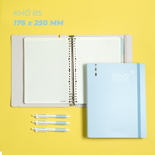 Sổ Còng B5 Classmate Bìa Foam Cứng, Nhẹ, Bền, Đa Dạng Các Dòng Kẻ Đựng Tối Đa 300 Trang Giấy 100GSM