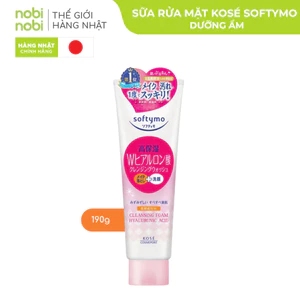 Sữa rửa mặt Kose Softymo Cleansing Foam 190g dưỡng ẩm
