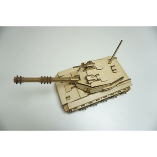 HDLaser mô hình xe tăng lắp ghép DIY-Cars HTK002 (25x15x15cm)