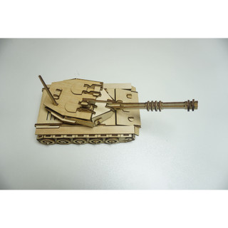 HDLaser mô hình xe tăng lắp ghép DIY-Cars HTK002 (25x15x15cm)