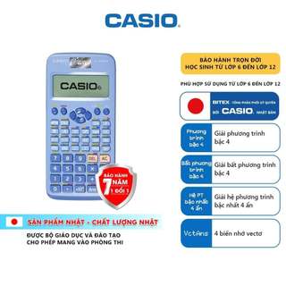 [CB] Máy Tính Casio FX-580VN X (Hàng Chính Hãng) - 521 Tính Năng, Được Mang Vào Phòng Thi, Trợ Thủ Đắc Lực Cấp 2, 3