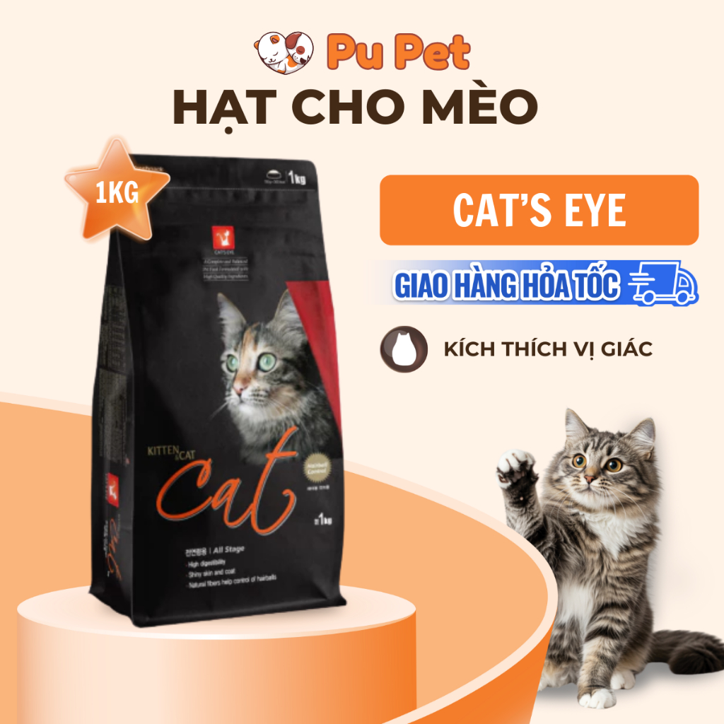 HẠT CHO MÈO - Thức ăn cho mèo mọi lứa tuổi CAT'S EYE