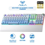 Bàn phím cơ gaming AULA F2088AIR 3 chế độ kết nối, LED RGB 16.8 triệu màu, hỗ trợ hotswap, có tặng kèm kê tay — ảnh 1