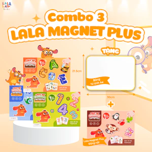 Đồ Chơi Nam Châm Lala Magnet Hỗ Trợ Phát Triển Khả Năng Tư Duy Cho Bé Lalala Baby
