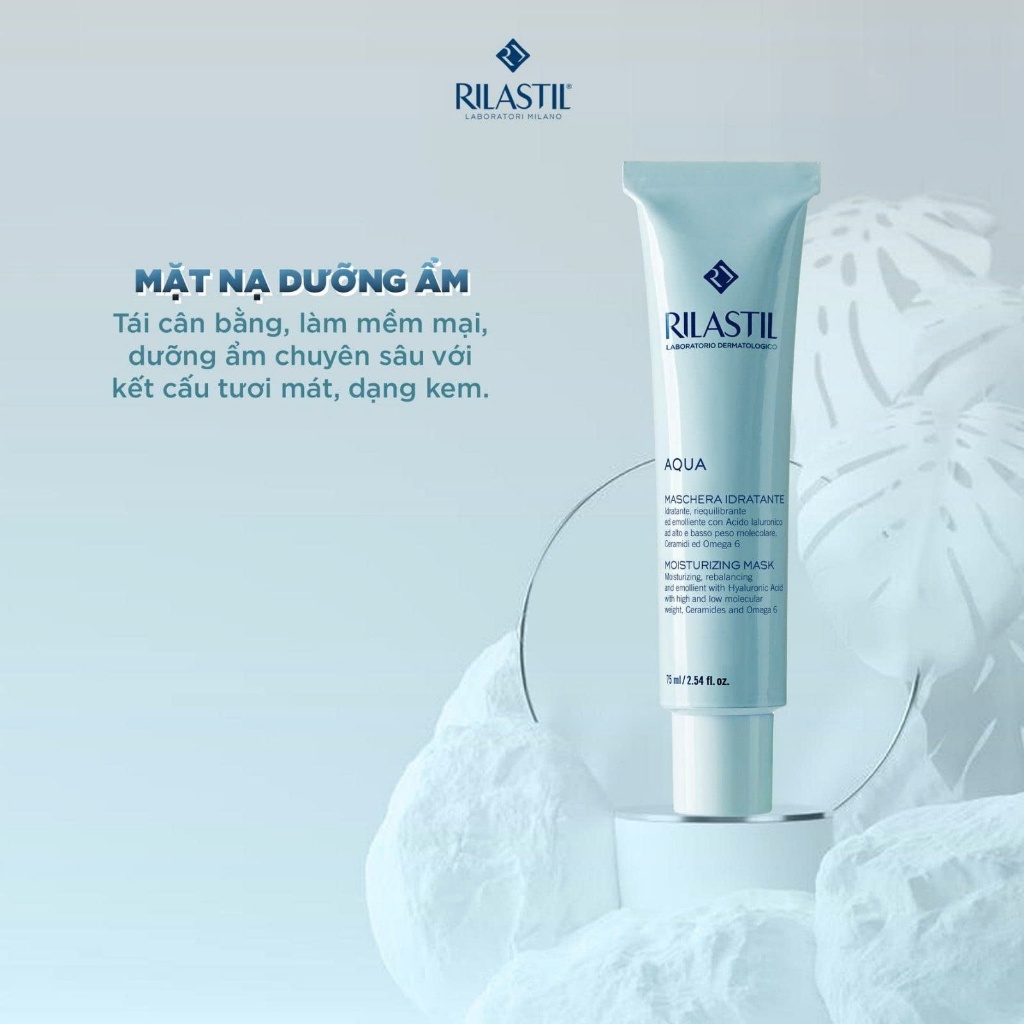 Bộ sản phẩm chăm sóc da giúp dưỡng ẩm cho da Rilastil Aqua - Phương  An House
