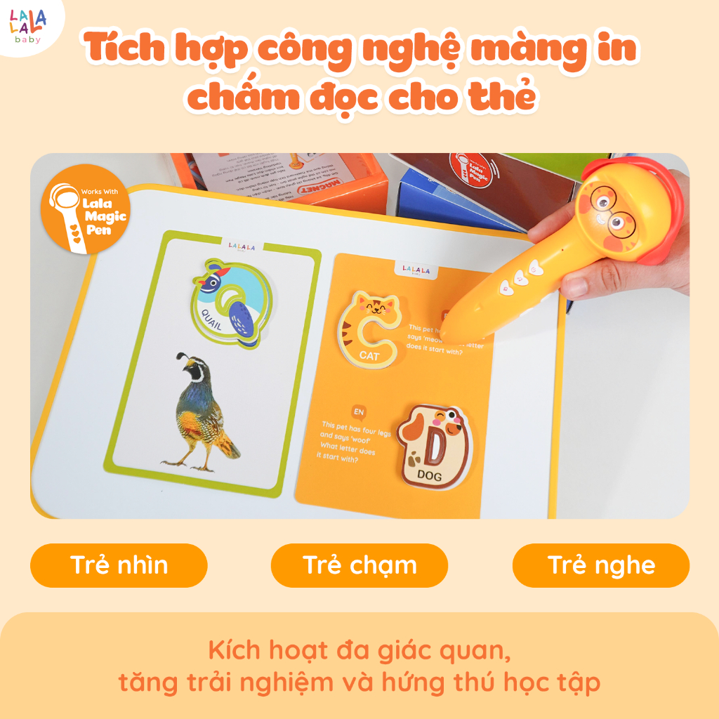 [MUA 2 TẶNG BẢNG] Đồ Chơi Nam Châm Lala Magnet Hỗ Trợ Phát Triển Khả Năng Tư Duy Cho Bé Lalala Baby