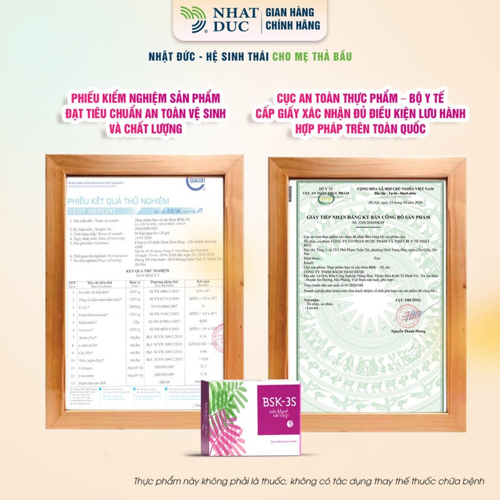 BSK-3S Chính Hãng Cân Bằng Nội Tiết Chăm Sóc Sức Khỏe Sinh Sản Nữ Chuẩn Bị Mang Thai