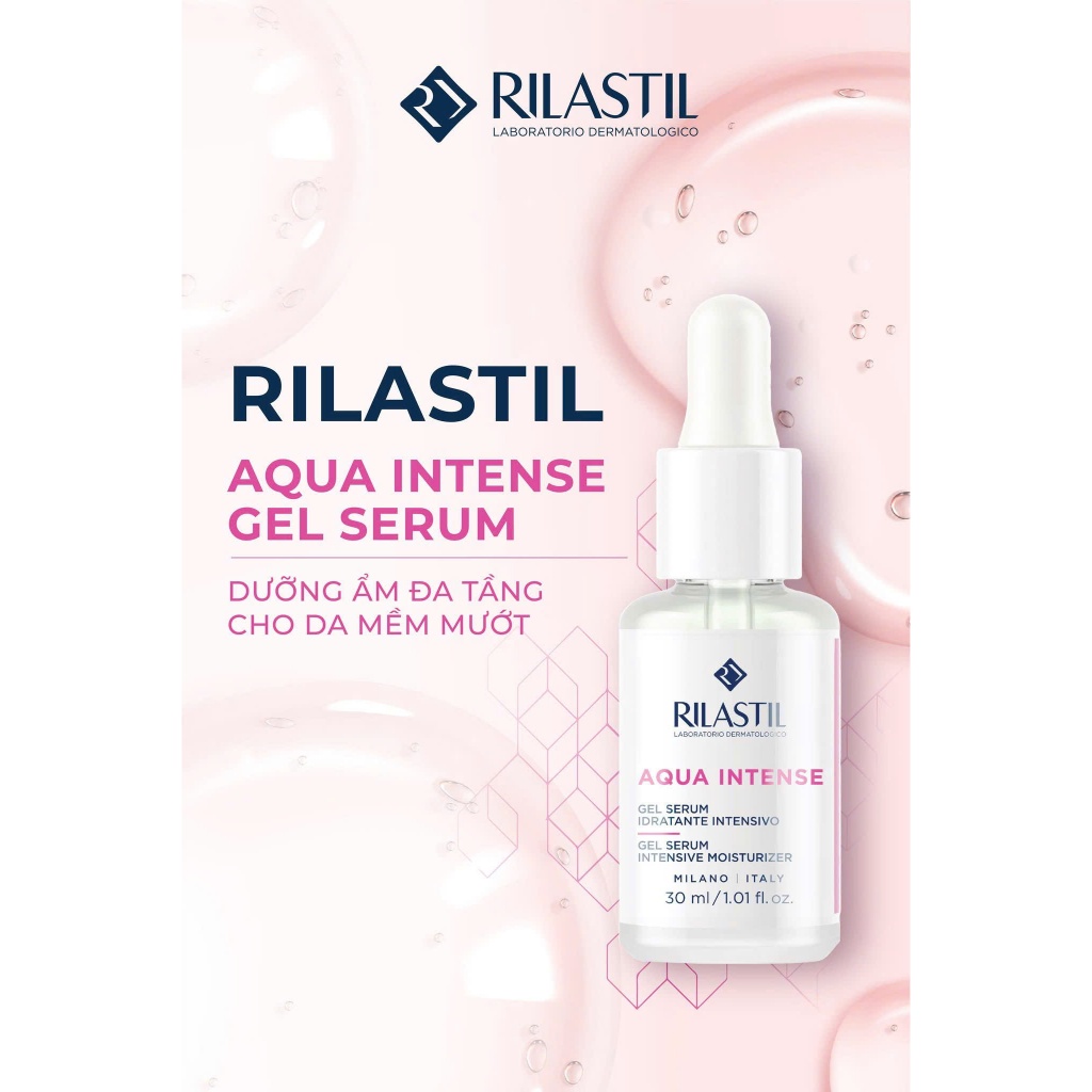 Sản phẩm hỗ trợ cấp ẩm, làm dịu làn sa 72h Rilastil Aqua Intense - Phương An House