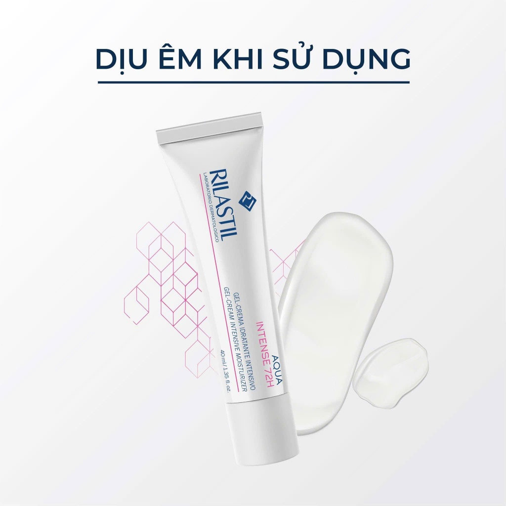 Sản phẩm hỗ trợ cấp ẩm, làm dịu làn sa 72h Rilastil Aqua Intense - Phương An House