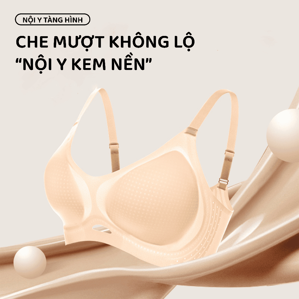 Áo Ngực Đúc Su Unilove Không Gọng Không Lộ Viền Mút Mỏng, Nâng V1, Chống Xệ, Áo Lót Kháng Khuẩn 6605
