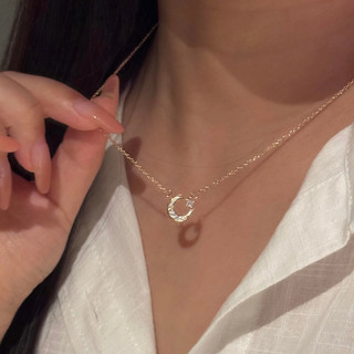 Dây Chuyền Nữ Mặt Trăng Ngôi Sao Đính Đá - Thiết Kế Tinh Tế Hợp Mọi Trang Phục