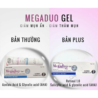 Gel chấm mụn hỗ trợ cải thiện mụn viêm MD CARE MEGADUO và MEGADUO PLUS 15ml
