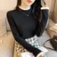Áo Nỉ Giữ Nhiệt Phối Ren Nữ Co Giãn 4 Chiều Form Ôm Boddy Áo Phối Ren Trắng Đen Nữ Size S -2XL BEU