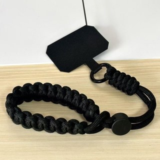 【Chamvn】Dây đeo điện thoại có thể điều chỉnh dây đeo tay rộng dệt tay cổ tay ngắn chống mất