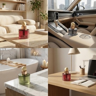 Nước hoa ô tô cao cấp, 3 mùi hương, chống say xe, khử mùi, hương thơm xe hơi.