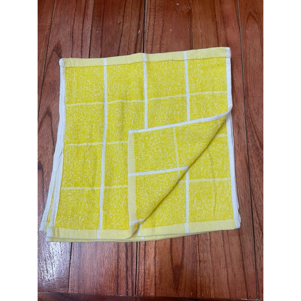 Khăn lau cotton loại dày, không xổ lông khi lau, thấm hút nhanh