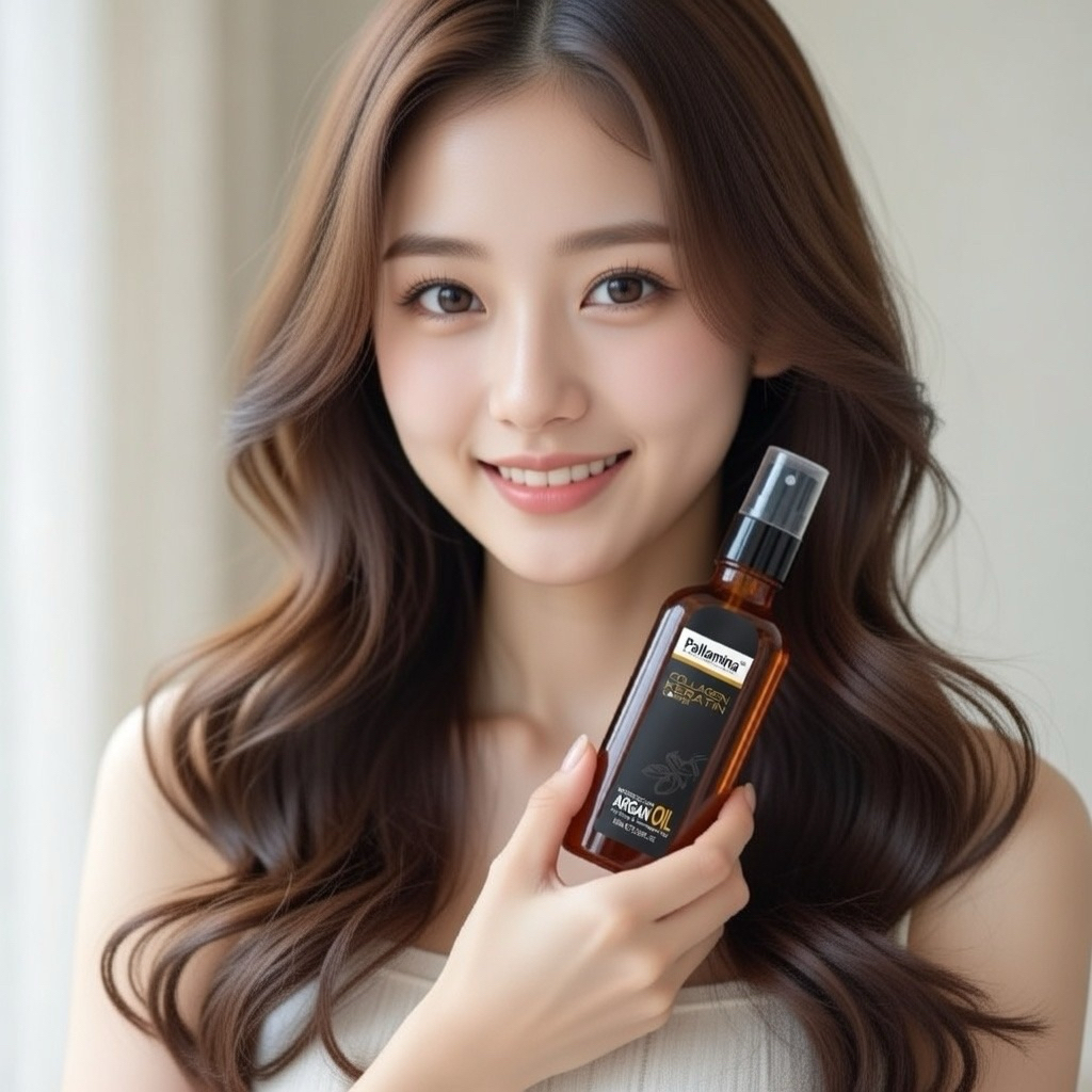 [Hương mới] Tinh dầu dưỡng tóc Pallamina Collagen Keratin phục hồi siêu mượt tóc 60ml