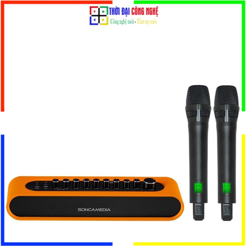 SONCAMEDIA MI36 - Bộ xử lý DSP tạo hiệu ứng Echo, Reverb dùng cho karaoke chuyên nghiệp. Bảo hành 12Th