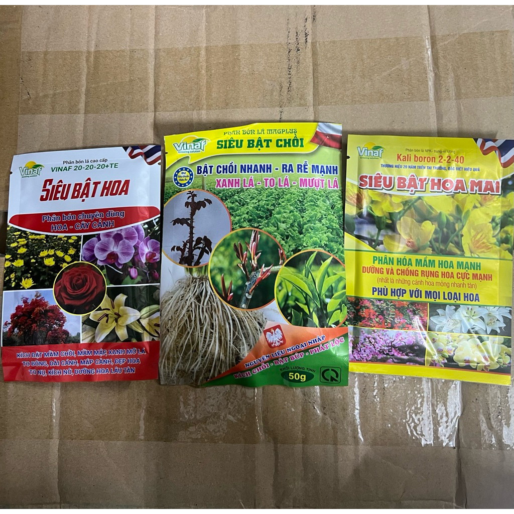combo 3 gói-bật chồi ra hoa cực mạnh