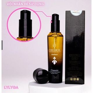 Tinh Dầu Dưỡng Tóc COCOESL Amber 60ml Hương Nước Hoa | Mềm Mượt, Phục Hồi, Ngăn Chẻ Ngọn, Không Bết