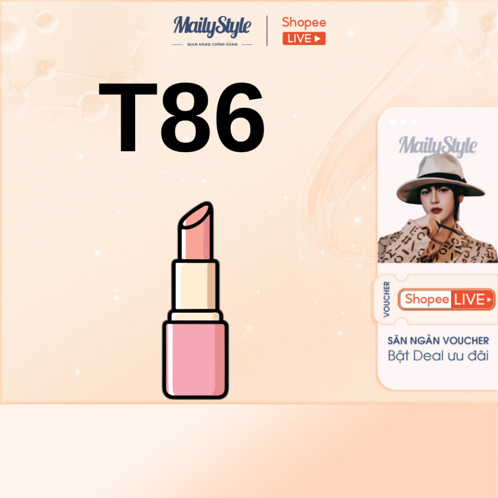 T86_Son dưỡng có màu căng mọng, dưỡng ẩm