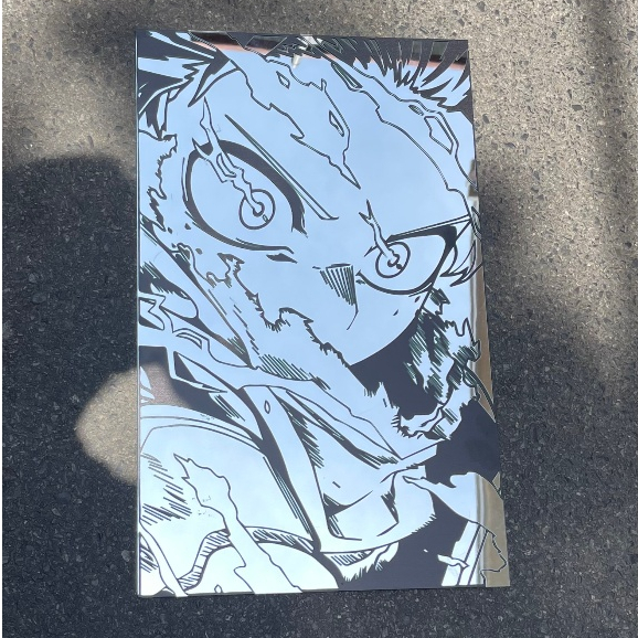 Deku Mirror, Gương Trang Trí Hình Deku Boku No Hero Academia, Gương Decor Phòng - Mizzor Studio