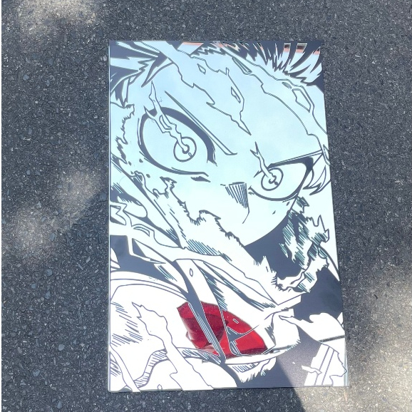 Deku Mirror, Gương Trang Trí Hình Deku Boku No Hero Academia, Gương Decor Phòng - Mizzor Studio