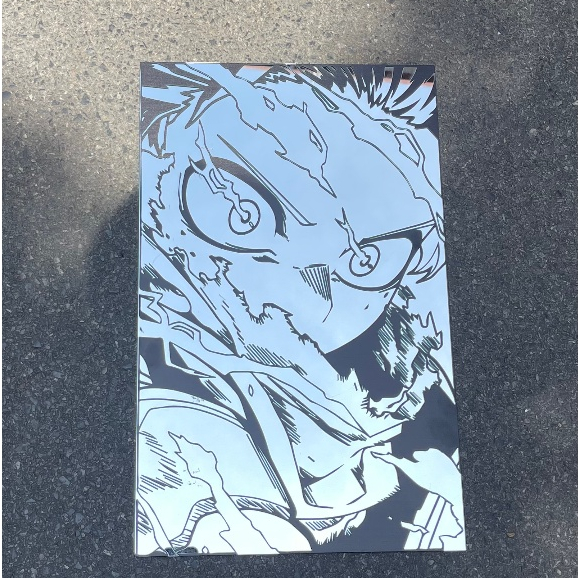 Deku Mirror, Gương Trang Trí Hình Deku Boku No Hero Academia, Gương Decor Phòng - Mizzor Studio