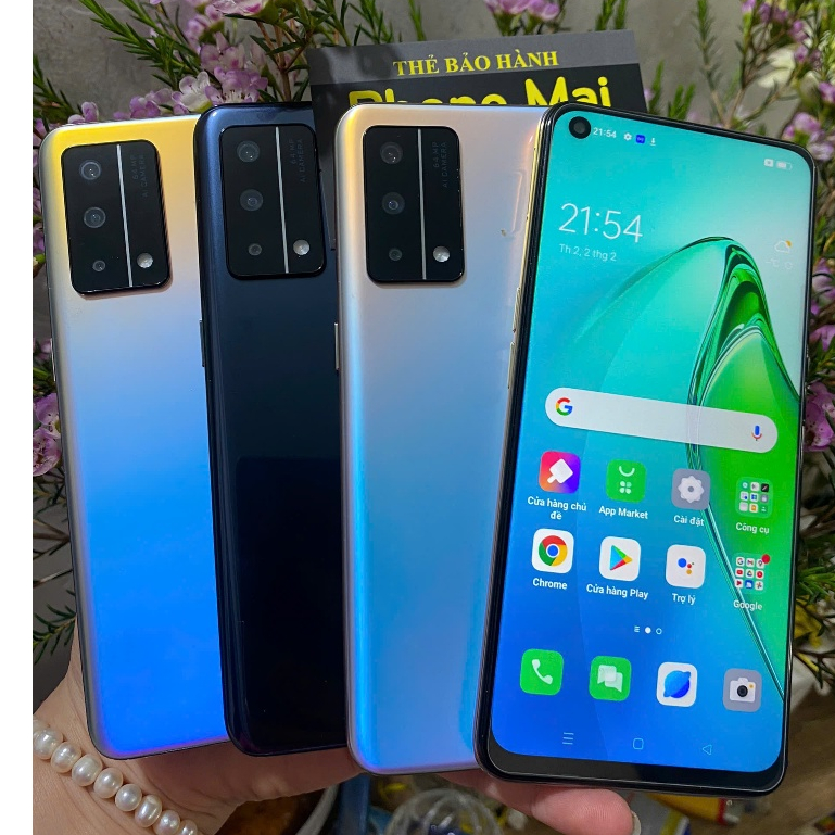 Điện thoại OPPO K9 5G Ram 8G/128GB 2Sim đẹp keng, Pin 4500 mAh siêu mượt Phiên Bản Không Vân Tay