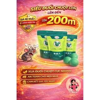 [MUA 2 TẶNG 1] Băng Phiến Đuổi Chuột PROMAX10 Viên To Tròn 400g Xua Chuột Hiệu Quả Lâu Dài, An Toàn