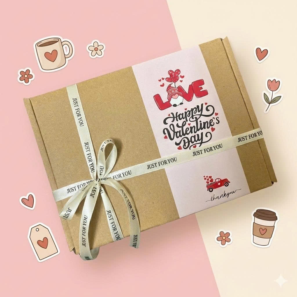 [Hỏa Tốc] Set Quà Cốc Ly Sứ Lovely Gấu Đeo Khăn Mùa Đông Kèm Gấu, Thiệp, Lót Ly Quà Tặng Tốt Nghiệp, Sinh nhật