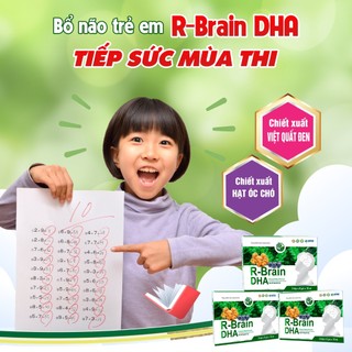 Bổ Não R-Brain DHA – Hỗ Trợ Bổ Não Cho Trẻ, Giúp Tăng Cường Chức Năng Hoạt Động Của Não Bộ