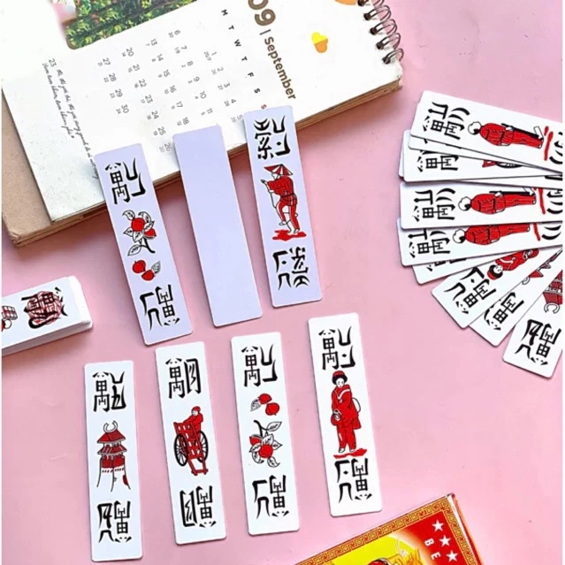 Bộ bài chắn thần tài 100 cây, bài chắn tráng nhựa 2 mặt chất lượng cao