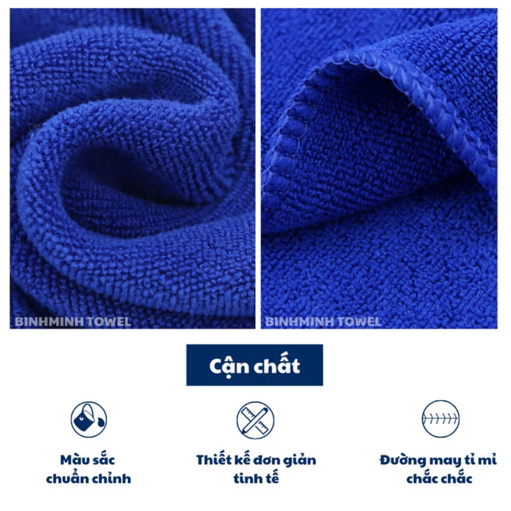 Khăn gội đầu spa 35x75cm - khăn microfiber 100% potato towel khăn tắm siêu thấm mềm mịn giá tận xưởng video thật