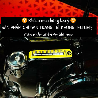 |1 Cái/Cặp| Tem Sticker DTF Nhiệt Brem•bo Trang Trí Dán Lốc Máy & Heo Thắng Brem.bo - Có 2 Kích Thước