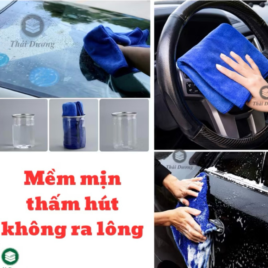 Khăn lau mặt 30x50cm khăn microfiber 100% potato towel khăn lau xe khăn nail khăn spa mềm mịn giá tận xưởng