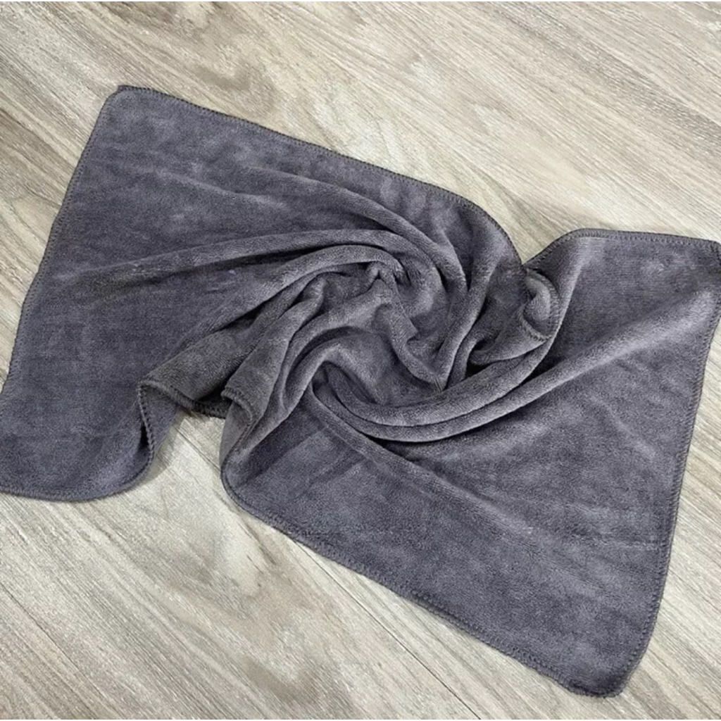 Khăn gội đầu spa 35x75cm - khăn microfiber 100% potato towel khăn tắm siêu thấm mềm mịn giá tận xưởng video thật