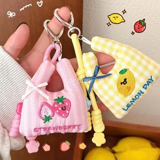 Móc Khoá Túi mini treo, túi trang trí balo hình cà chua dễ thương