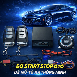 Bộ Start Stop Ô Tô Đề Nổ Từ Xa Có App – Khởi Động Xe Bằng Điện Thoại, Phiên Bản Cao Cấp Loại Xịn