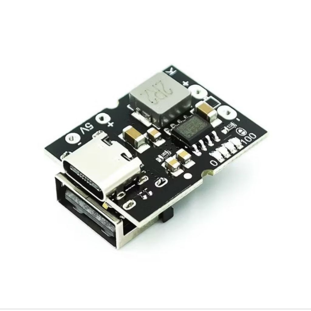 Mạch sạc pin / sạc dự phòng  1S 4.2V / 4.35V | tích hợp xả USB A 5V 2A | cho pin ion & lithium