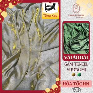 Lụa TENCEL Vương Mị CAO CẤP Óng Ánh 4 Màu, Vải may Áo Dài Tết tơ óng sang trọng VT09
