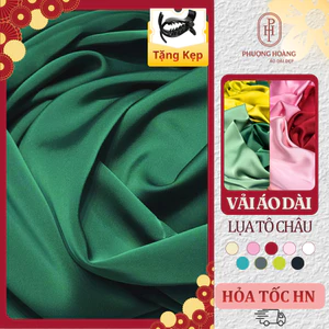 LỤA TÔ CHÂU Cao Cấp Loại 1 nhiều màu, may Áo Dài, may đầm váy sang trọng, chất mềm rũ VT07