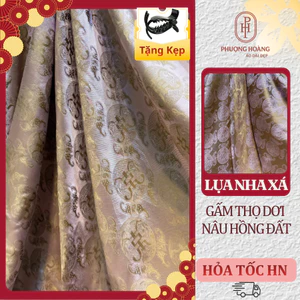 LỤA NHA XÁ THỌ DƠI may pháp phục, áo dài, áo bà ba, chất liệu mềm rũ cao cấp V14