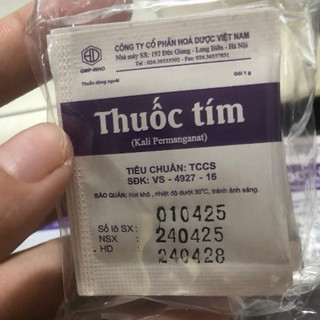 Thuố.c tím khử trùng, sát khuẩn hồ cá, loại bỏ trứng sán và sán bám trên hồ, loại bỏ vi khuẩn và mầm gây b.ênh