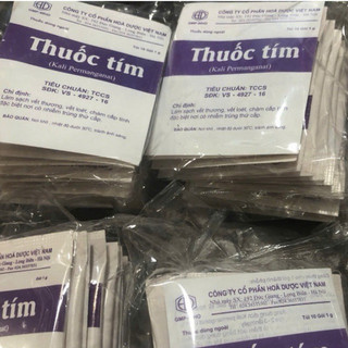 Thuố.c tím khử trùng, sát khuẩn hồ cá, loại bỏ trứng sán và sán bám trên hồ, loại bỏ vi khuẩn và mầm gây b.ênh