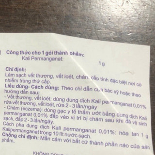 Thuố.c tím khử trùng, sát khuẩn hồ cá, loại bỏ trứng sán và sán bám trên hồ, loại bỏ vi khuẩn và mầm gây b.ênh